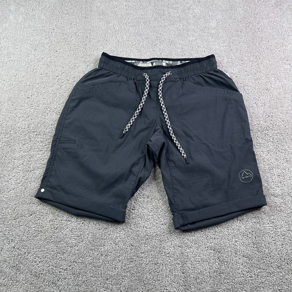 La Sportiva Shorts Womens Small Gray Rocker Performance Climbing Hiking Mountain